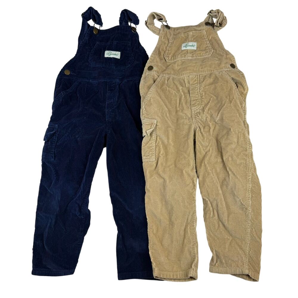 Vintage Cutecumber Corduroy Overalls - Size 4T